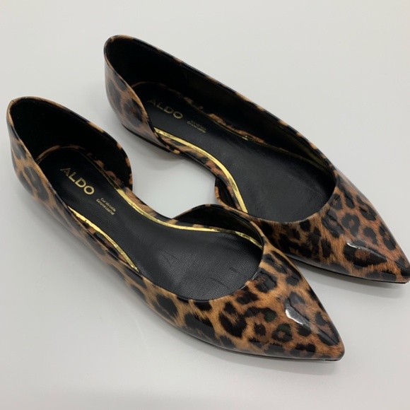 Aldo Shoes - ALDO Gloacia Leopard Print Flats Sz 8